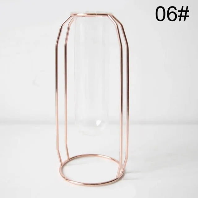 Creative Golden Glass Vase