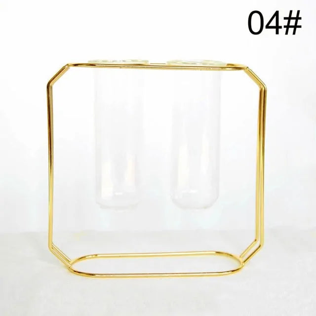 Creative Golden Glass Vase