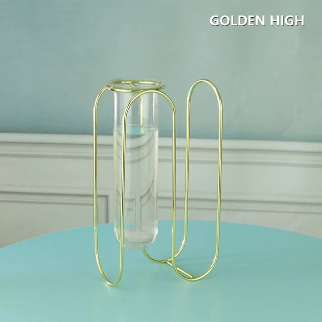 Creative Golden Glass Vase